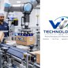 Pharmaceutical factory workers in sterile environment Cobot Palletizer
